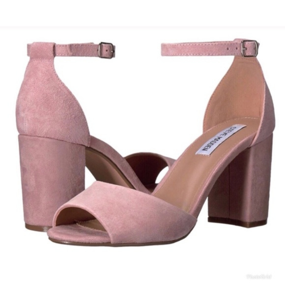 Steve Madden Shoes - Steve Madden Mirna Pink Suede Heels size 8.5M
